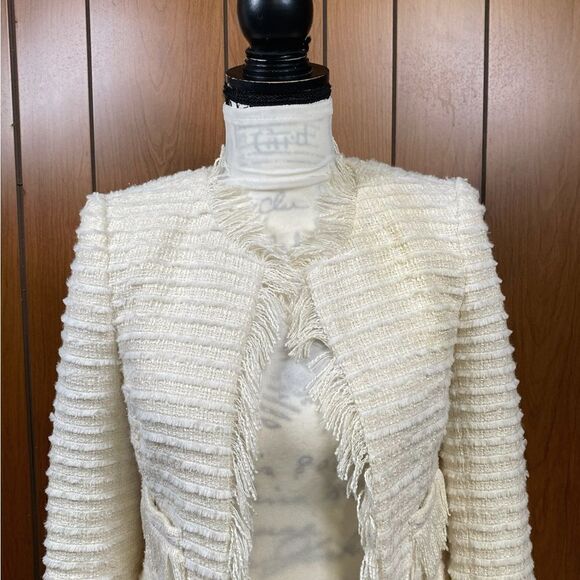 L'AGENCE Angelina Tweed Blazer size 2 - Picture 6 of 13